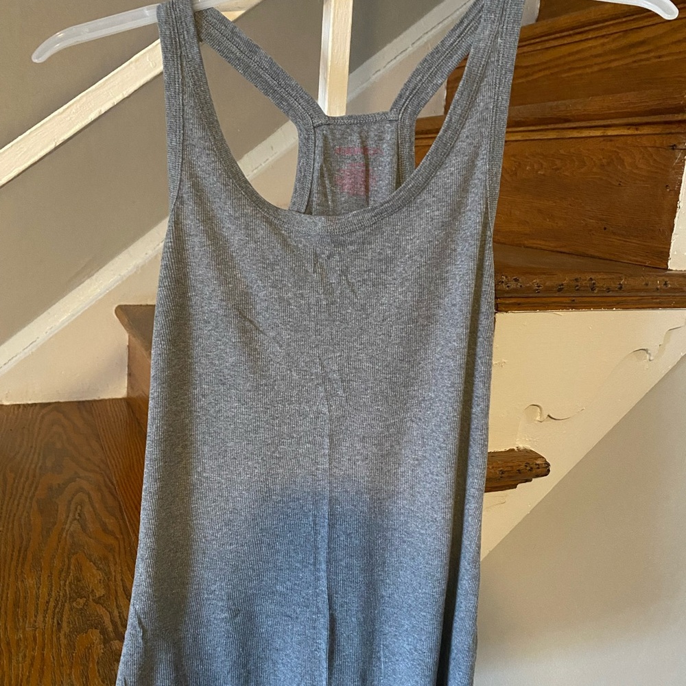 Xhilaration Gray Tank Top with Racerback Size L